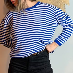 Soft Vintage Striped Knit T